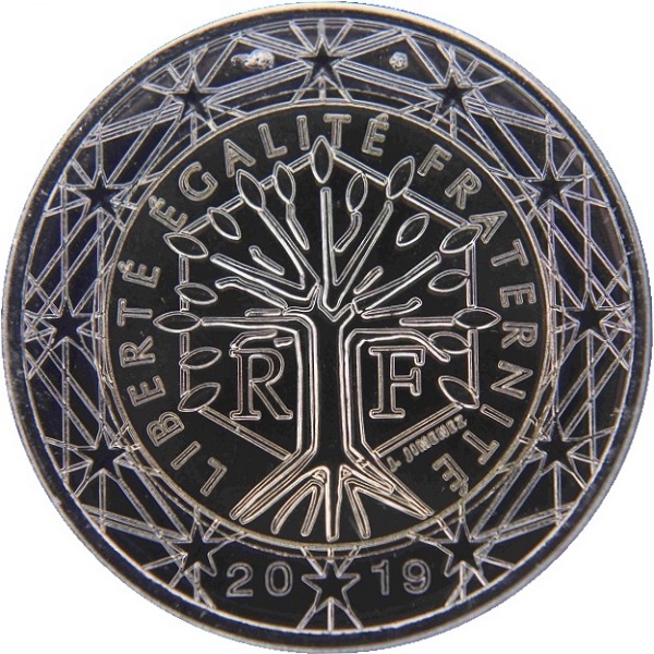 Франция 2 Евро (2019) KM#