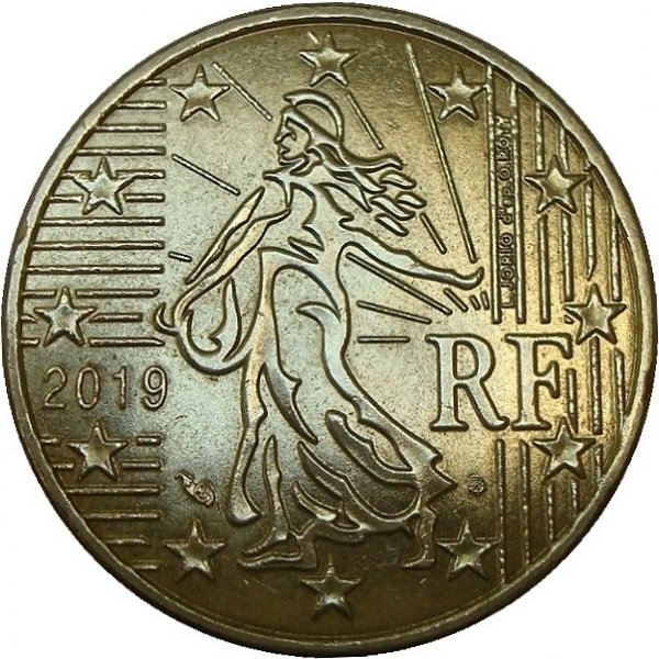 Франция 50 Евро цент (2019) KM#