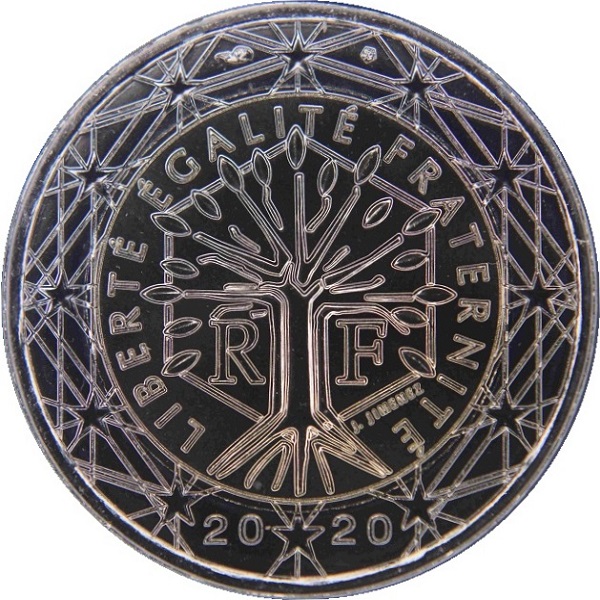 Франция 2 Евро (2020) KM#