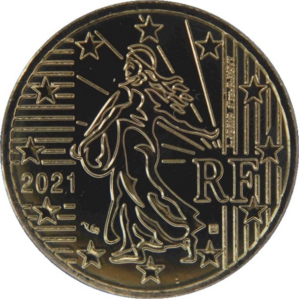 Франция 50 Евро цент (2021) KM#