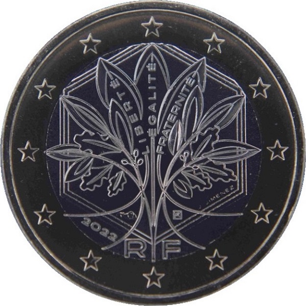 Франция 1 Евро (2022) KM#