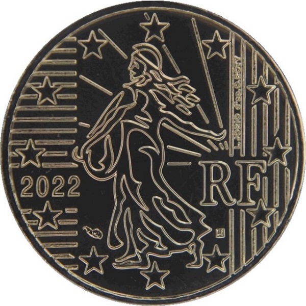 Франция 50 Евро цент (2022) KM#