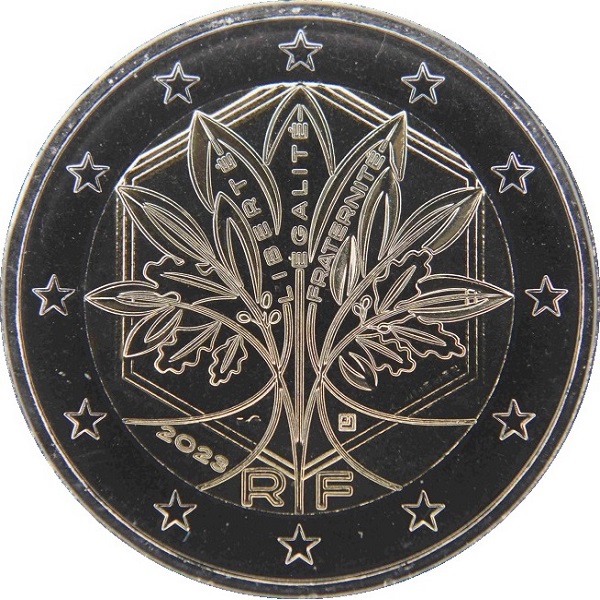 France 2 Euro (2023) KM#
