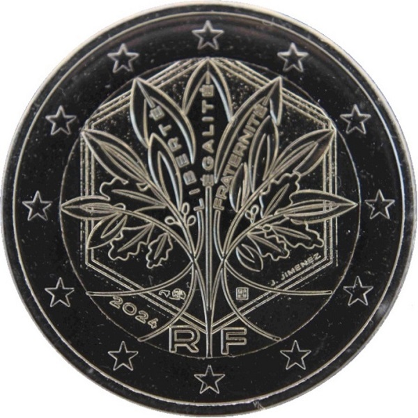 Франция 2 Евро (2024) KM#