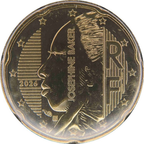 Франция 20 Евроцент (2026) KM#