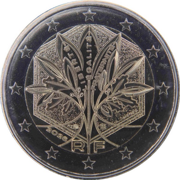 Франция 2 Евро (2026) KM#