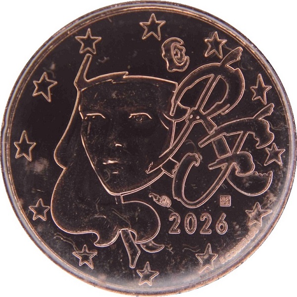 Франция 5 Евроцент (2026) KM#