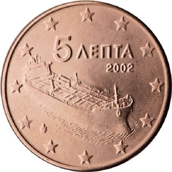 Греция 5 Евро цент (2002) KM#