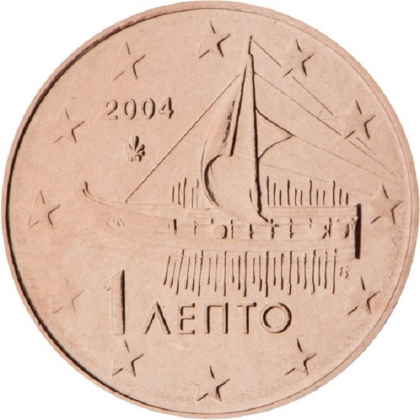Греция 1 Евро цент (2004) KM#