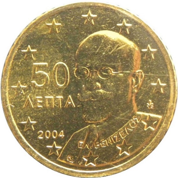 Греция 50 Евро цент (2004) KM#