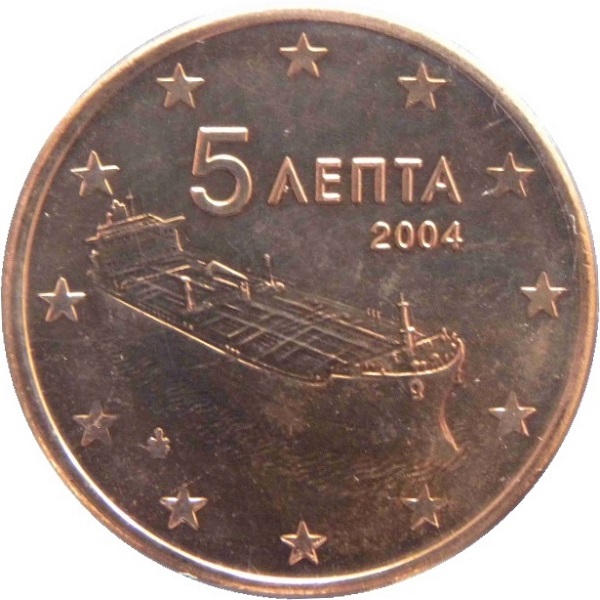 Греция 5 Евро цент (2004) KM#