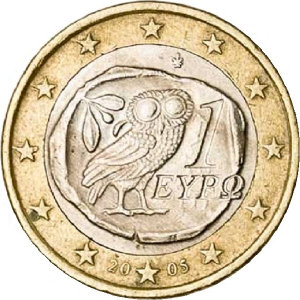 Греция 1 Евро (2005) KM#