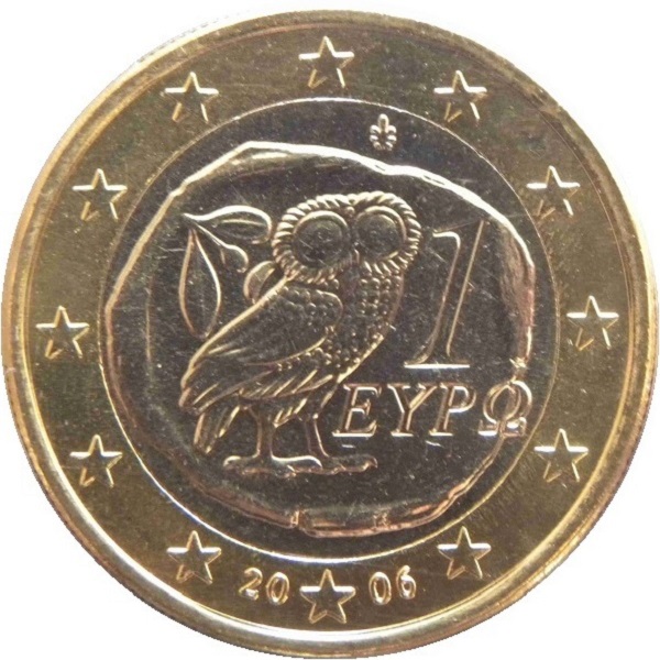 Греция 1 Евро (2006) KM#