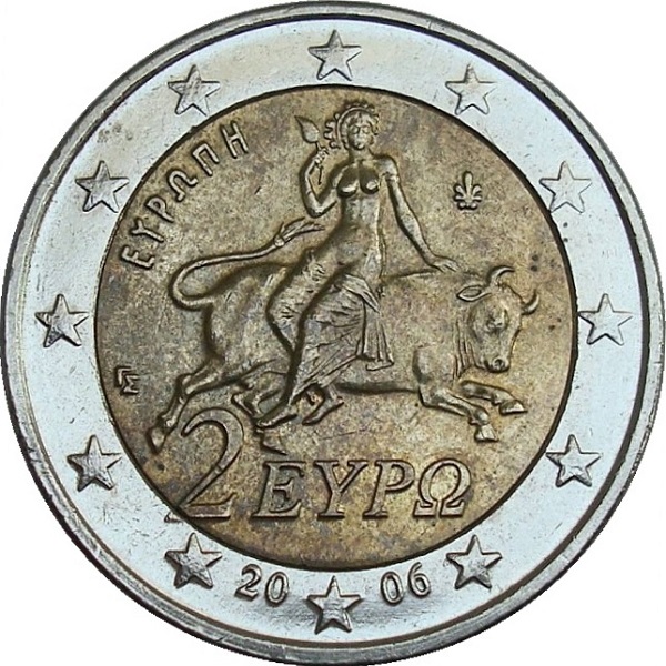 Греция 2 Евро (2006) KM#