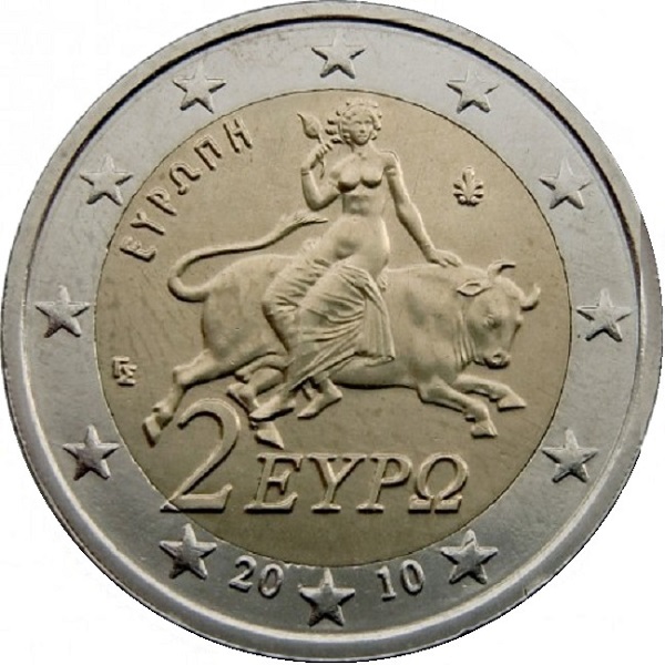 Греция 2 Евро (2010) KM#