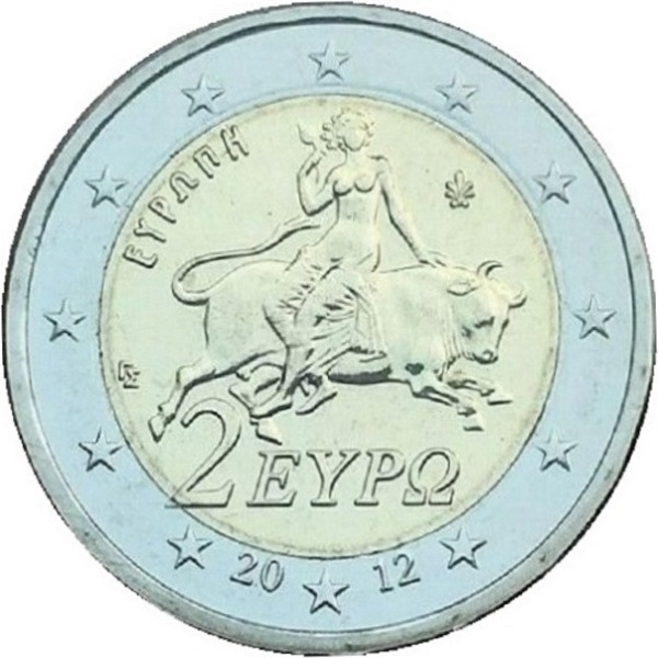 Греция 2 Евро (2012) KM#