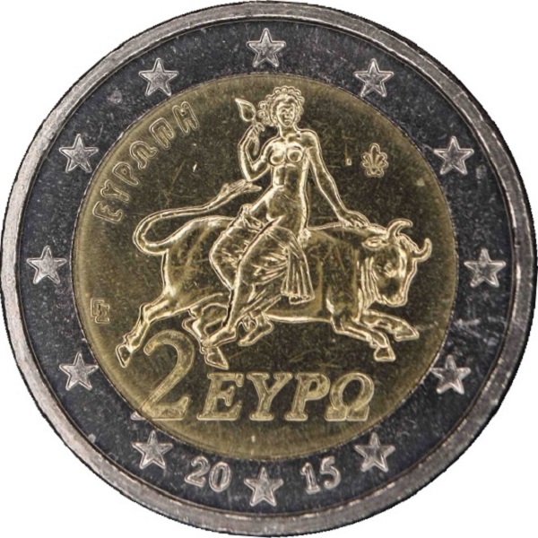 Greece 2 Euro (2015) KM#