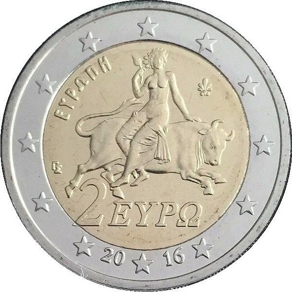 Greece 2 Euro (2016) KM#