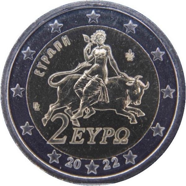 Greece 2 Euro (2022) KM#