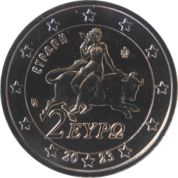 Греция 2 Евро (2023) KM#