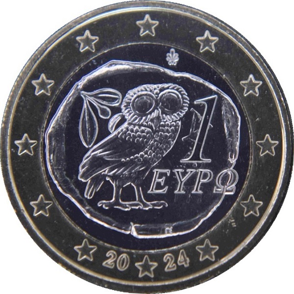 Греция 1 Евро (2024) KM#