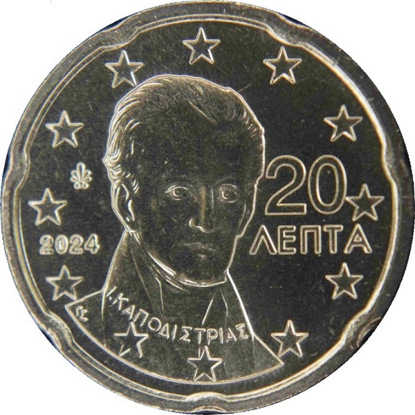 Греция 20 Евроцент (2024) KM#