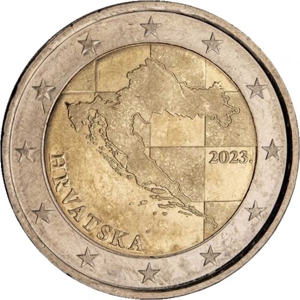 Хорватия 2 Евро (2023) KM#