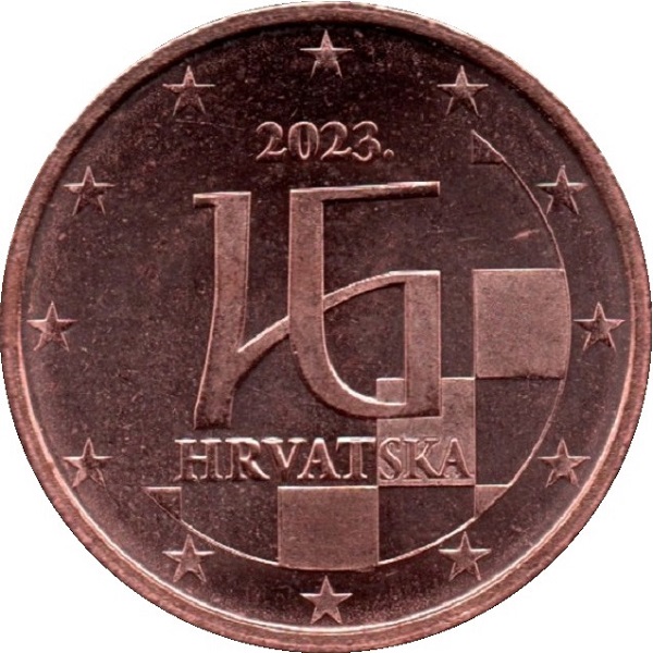 Хорватия 2 Евро цент (2023) KM#