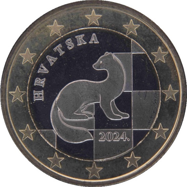 Croatia 1 Euro (2024) KM#