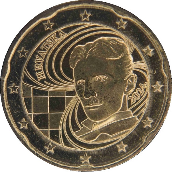 Хорватия 20 Евро цент (2024) KM#