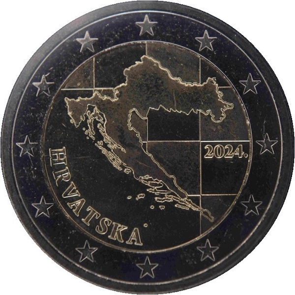 Хорватия 2 Евро (2024) KM#