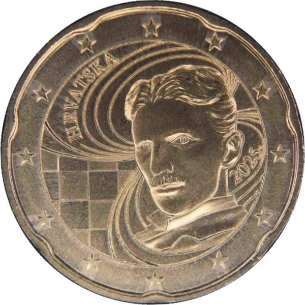 Хорватия 20 Евроцент (2025) KM#