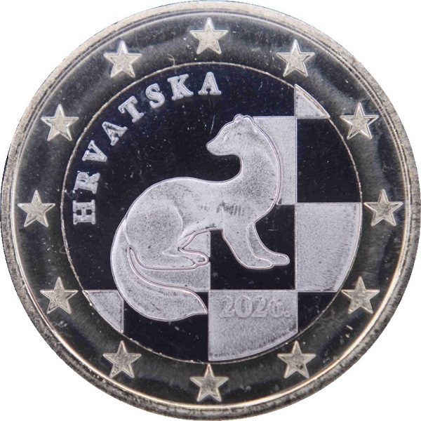 Хорватия 2 Евро (2026) KM#