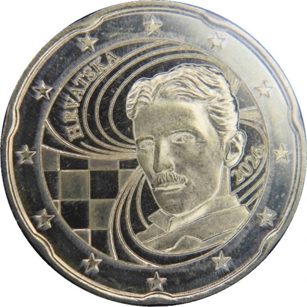 Хорватия 20 Евроцент (2026) KM#