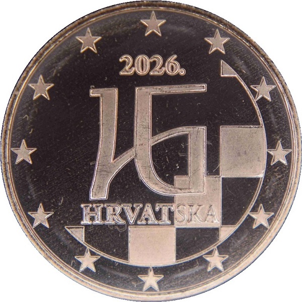 Хорватия 5 Евроцент (2026) KM#