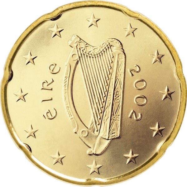 Ирландия 20 Евро цент (2002) KM#