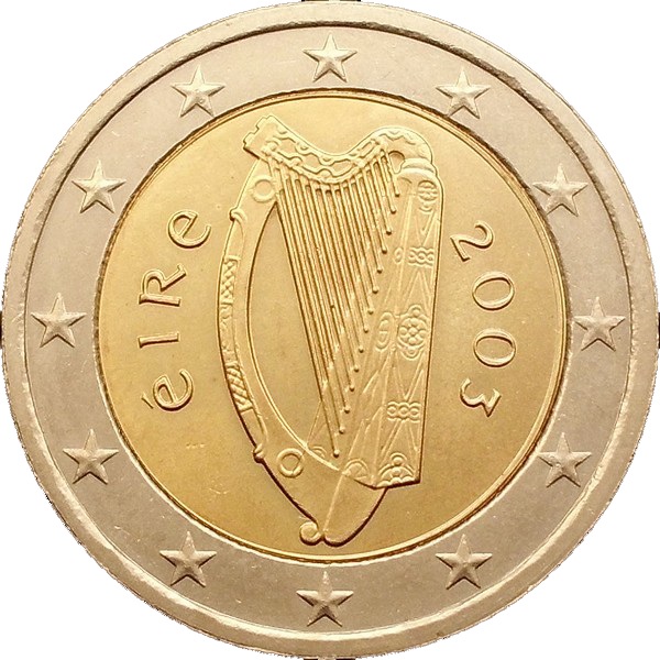 Ирландия 2 Евро (2003) KM#