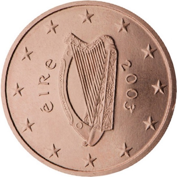 Ирландия 2 Евро цент (2003) KM#