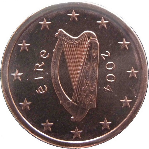 Ирландия 2 Евро цент (2004) KM#