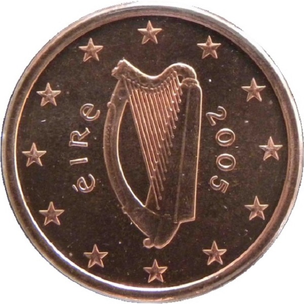 Ирландия 1 Евро цент (2005) KM#
