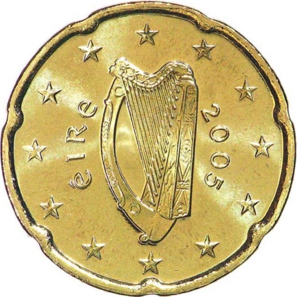 Ирландия 20 Евро цент (2005) KM#
