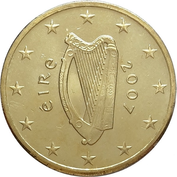 Ирландия 10 Евро цент (2007) KM#