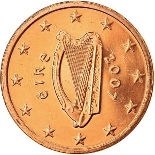Ireland 1 Euro cent (2007) KM#