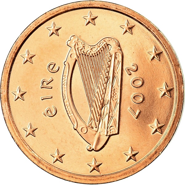 Ireland 2 Euro cent (2007) KM#