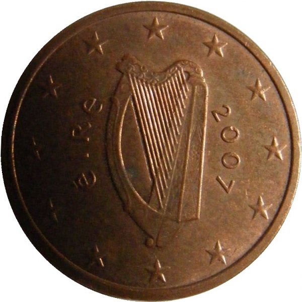 Ирландия 5 Евро цент (2007) KM#