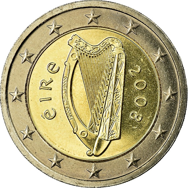 Ирландия 2 Евро (2008) KM#