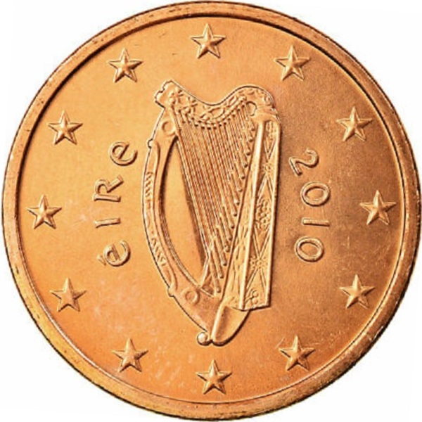 Ирландия 1 Евро цент (2010) KM#