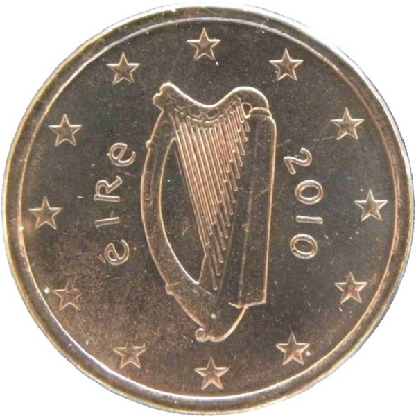Ирландия 5 Евро цент (2010) KM#