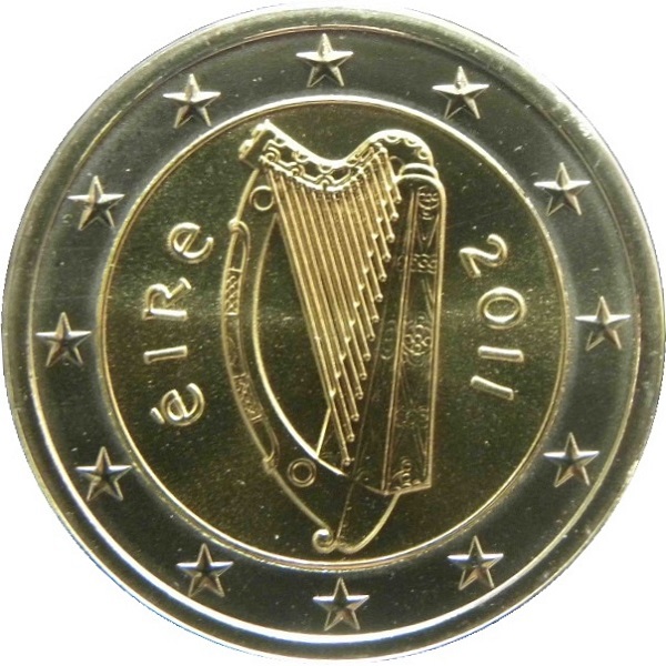 Ирландия 2 Евро (2011) KM#