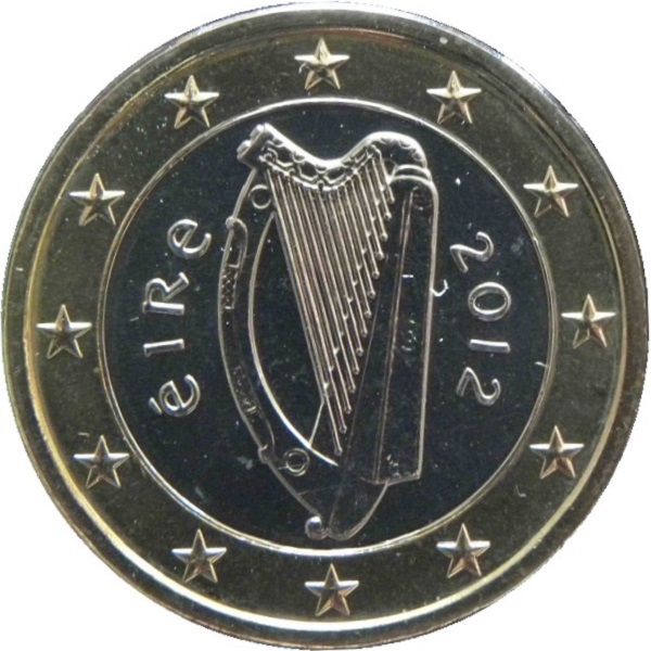 Ирландия 1 Евро (2012) KM#